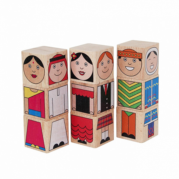 Народы мира - кубики Краснокамская игрушка Куб-11